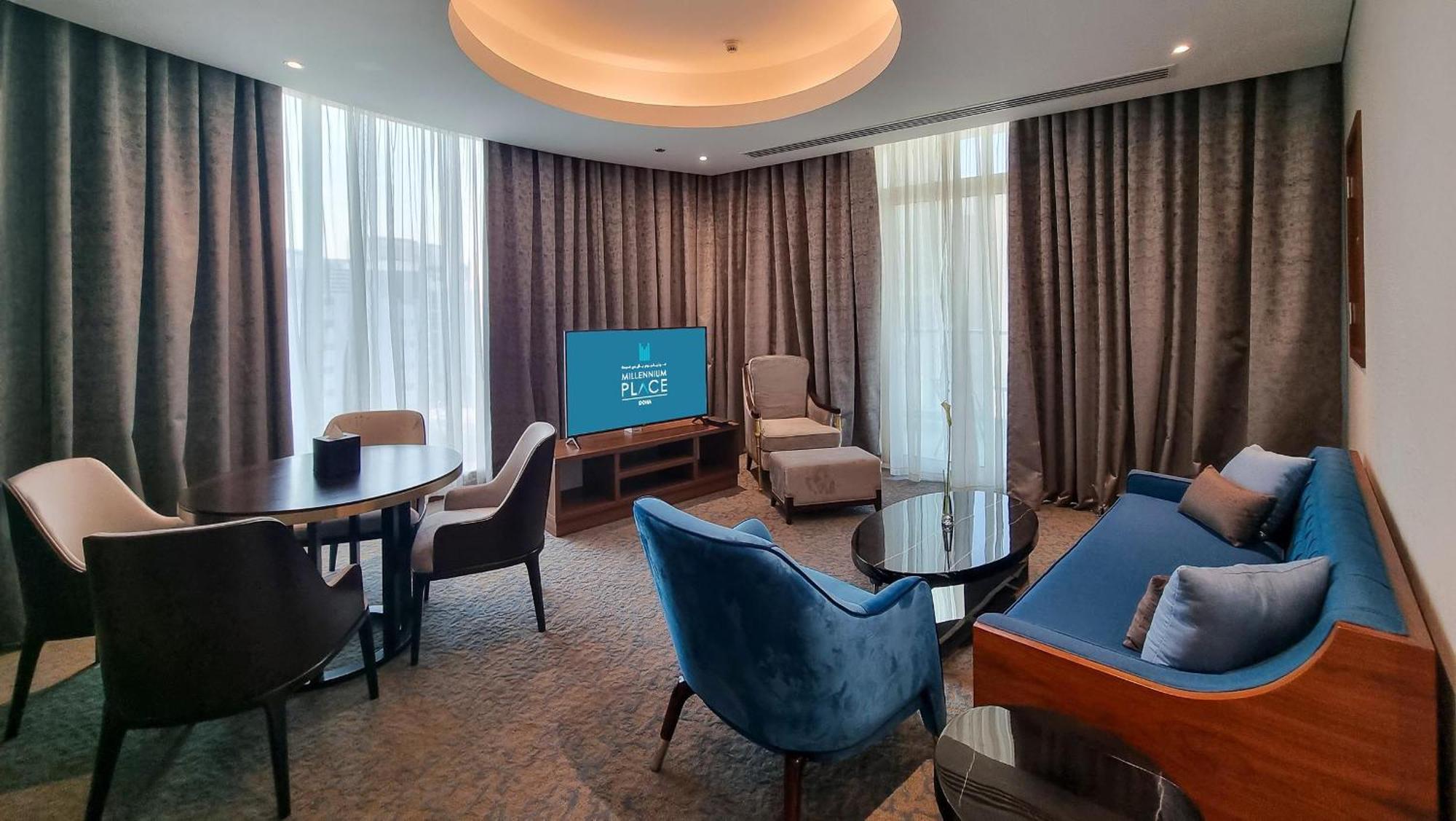Millennium Place Dauhá Exteriér fotografie A suite at the hotel