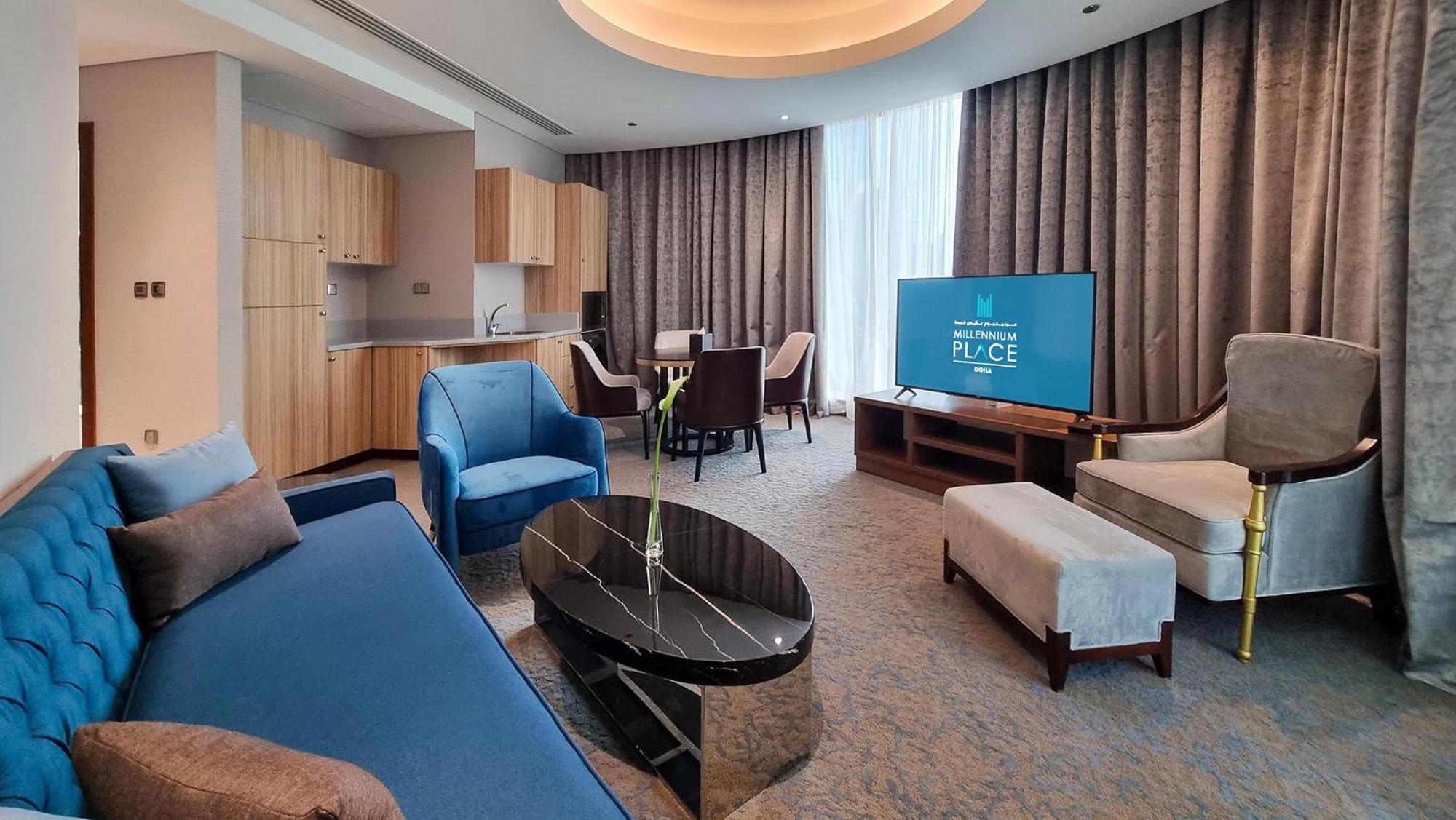 Millennium Place Dauhá Exteriér fotografie A suite at the hotel