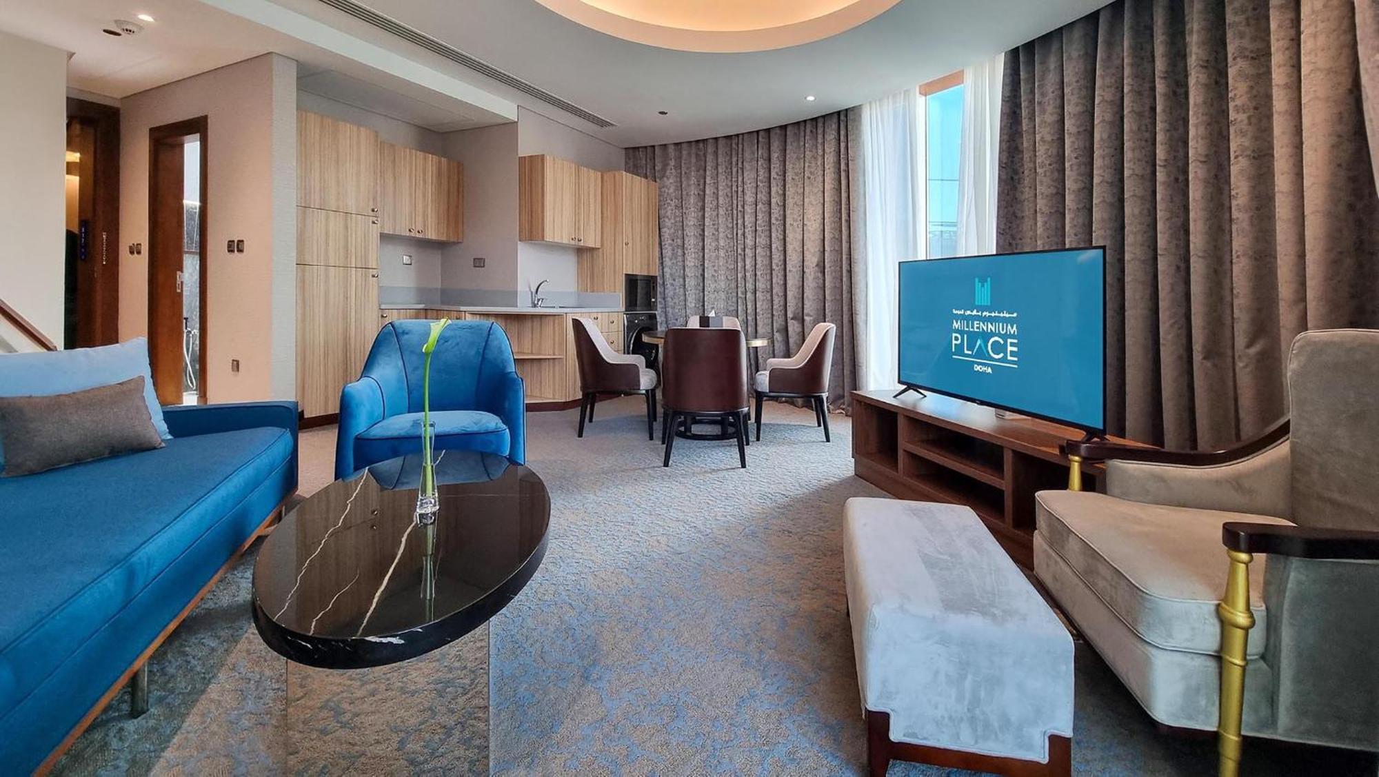 Millennium Place Dauhá Exteriér fotografie A suite at the hotel